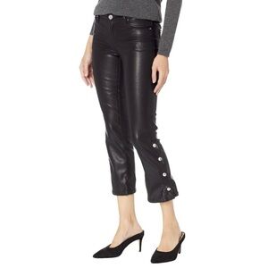 BLANK NYC VARICK VEGAN FLARE LEATHER PANTS SIZE  24 BNWT BRAND NEW NEVER WORN!🖤🔥